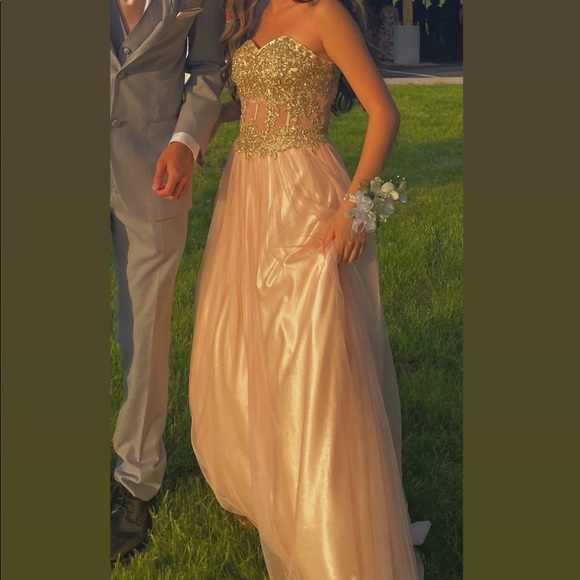 Corset Prom Dress - Picture 3 of 7